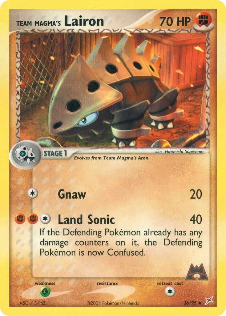 Image for Team Magma's Lairon (36/95) [Team Magma vs Team Aqua] - Pokemon