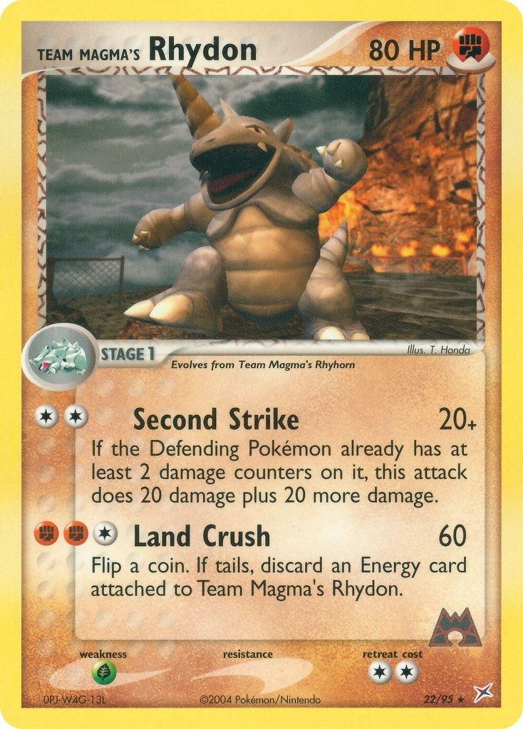 Image for Team Magma's Rhydon (22/95) [Team Magma vs Team Aqua] - Pokemon