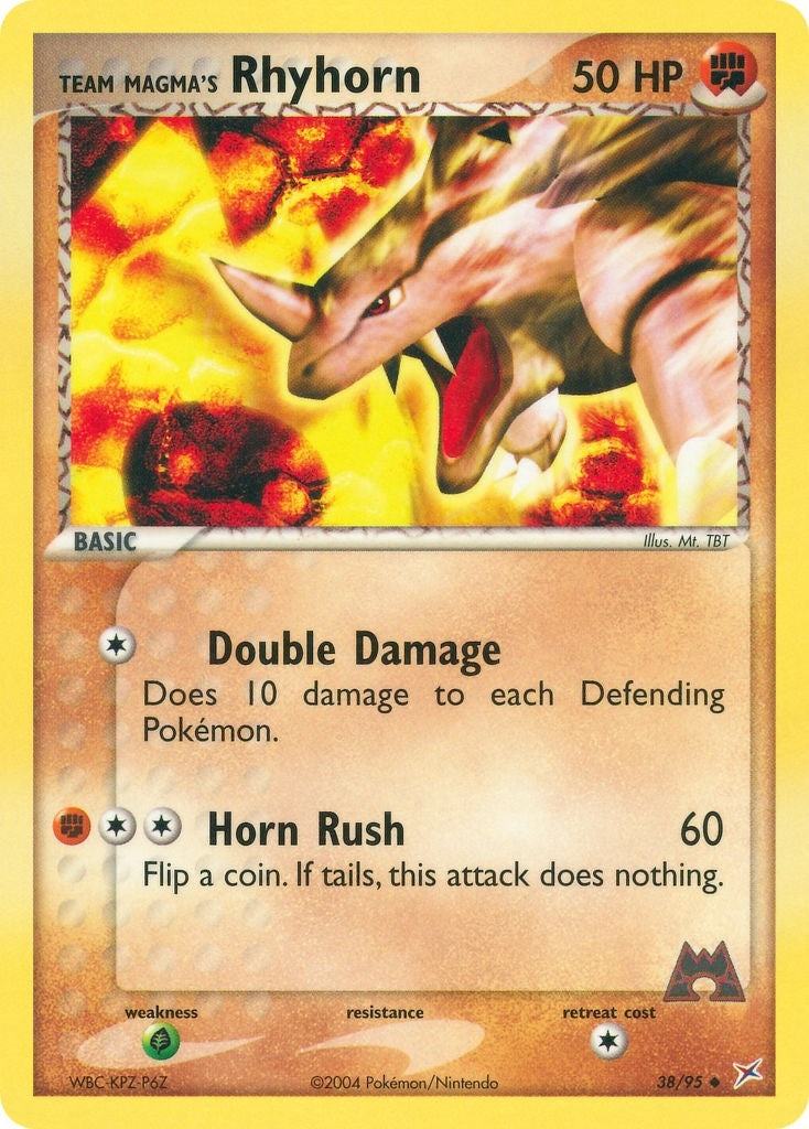Image for Team Magma's Rhyhorn (38/95) [Team Magma vs Team Aqua] - Pokemon