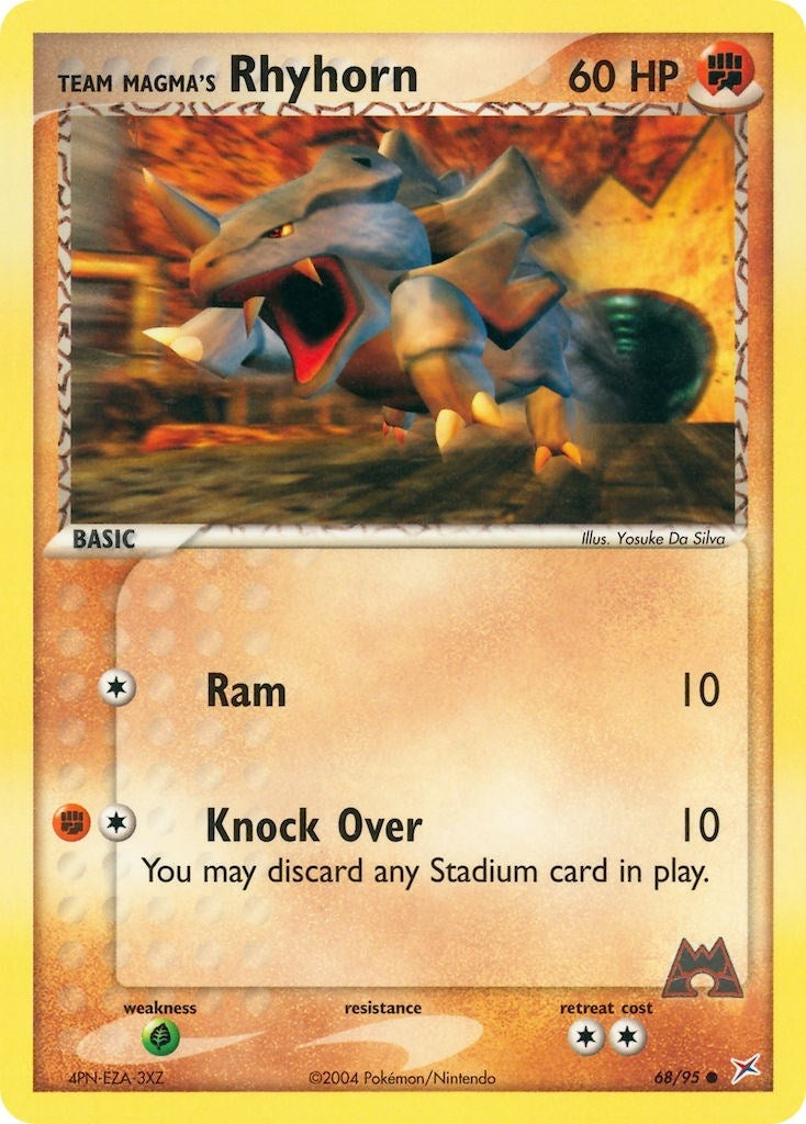 Image for Team Magma's Rhyhorn (68/95) [Team Magma vs Team Aqua] - Pokemon