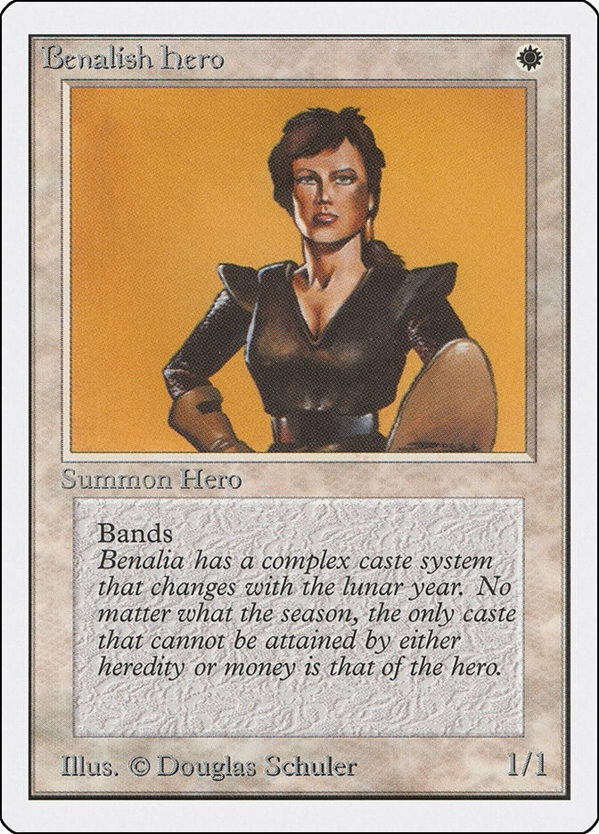 Image for Benalish Hero [Unlimited Edition] - Magic: The Gathering