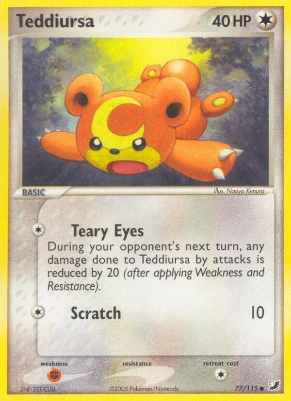 Image for Teddiursa (77/115) [Unseen Forces] - Pokemon