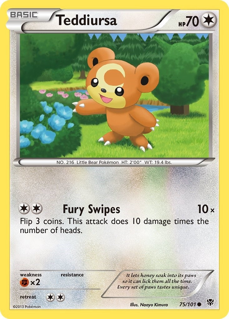 Image for Teddiursa (75/101) [Plasma Blast] - Pokemon
