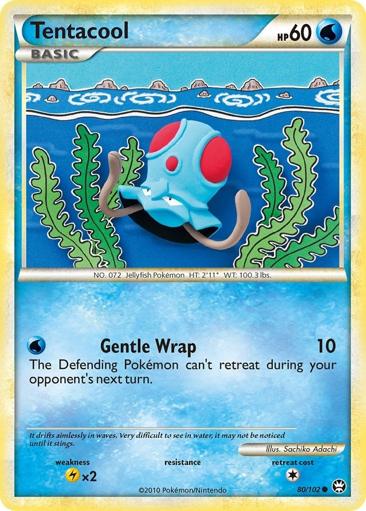 Image for Tentacool (80/102) [Triumphant] - Pokemon