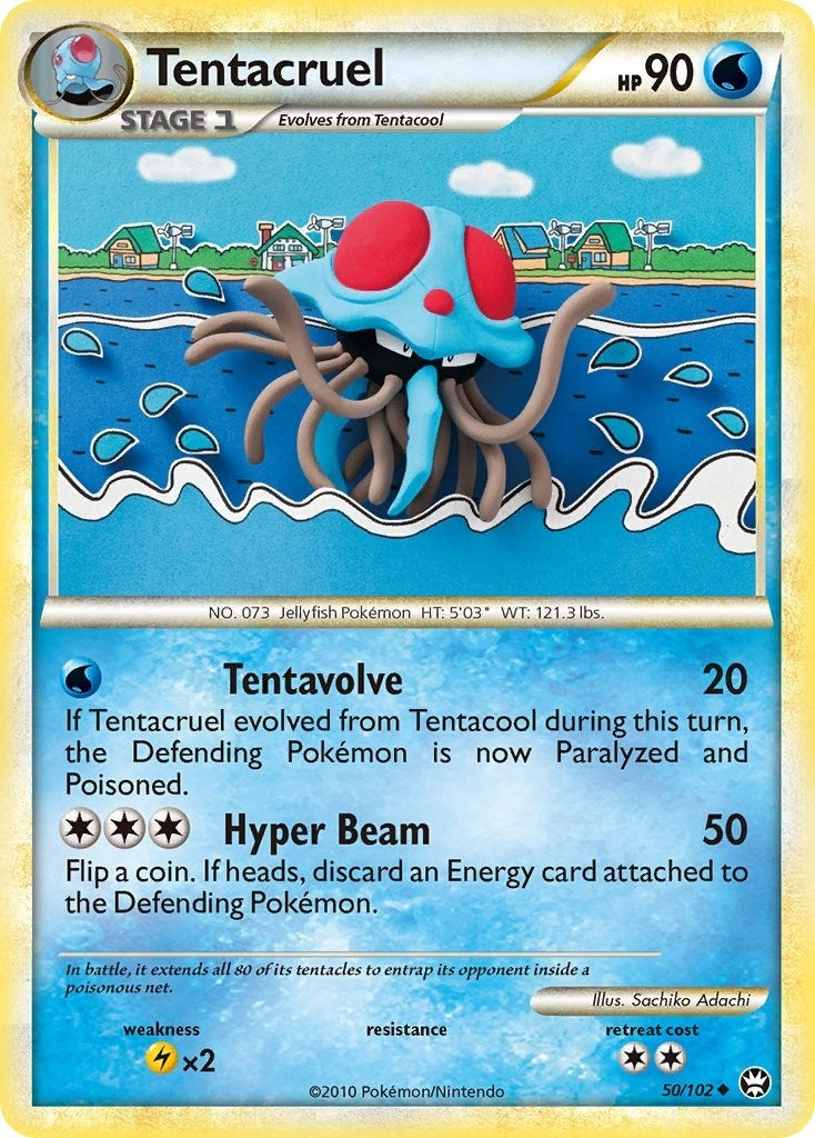 Image for Tentacruel (50/102) [Triumphant] - Pokemon