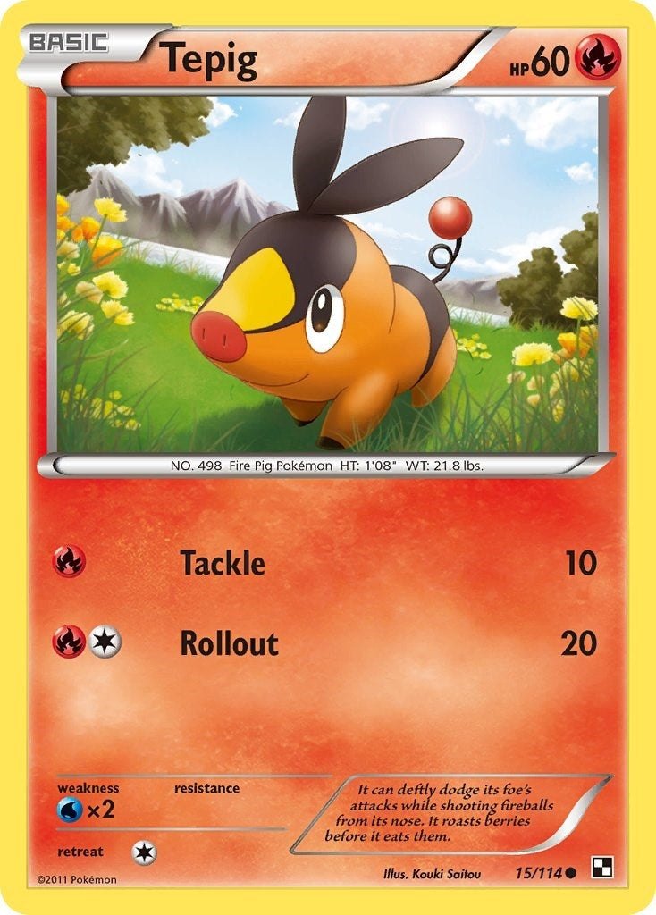 Image for Tepig (15) (15/114) [Black and White] - Pokemon