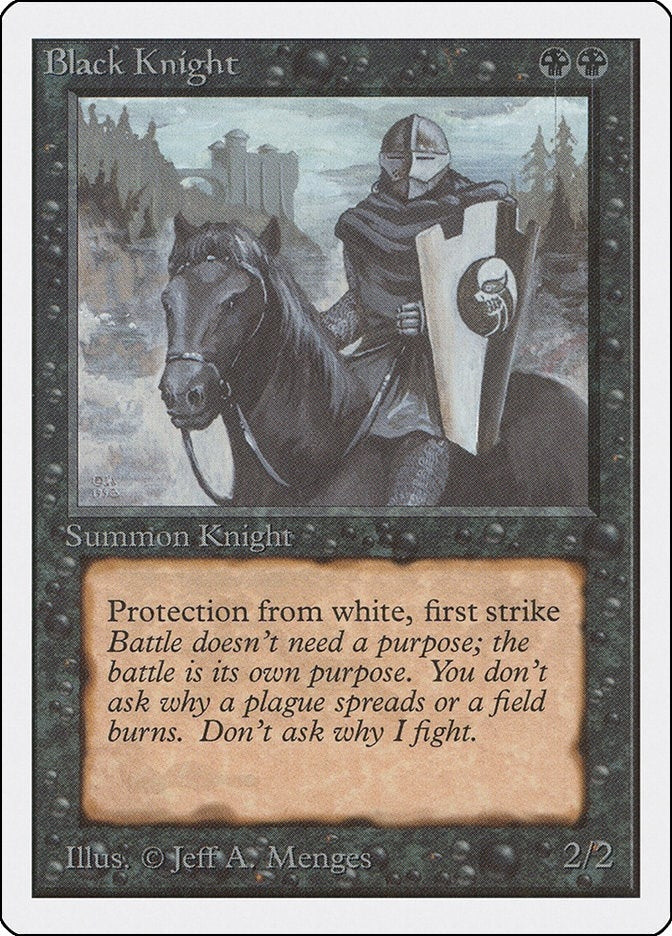 Image for Black Knight [Unlimited Edition] - Magic: The Gathering