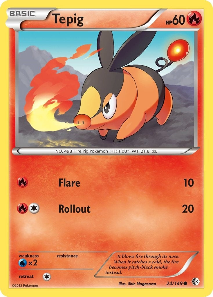Image for Tepig (24/149) [Boundaries Crossed] - Pokemon