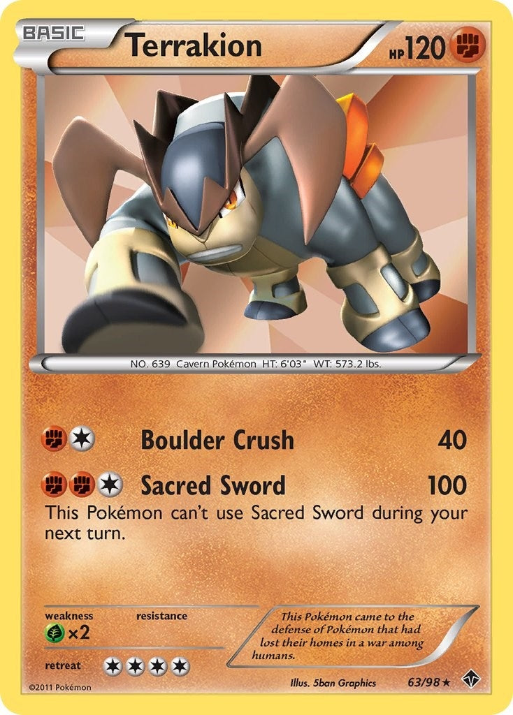 Image for Terrakion (63/98) [Emerging Powers] - Pokemon