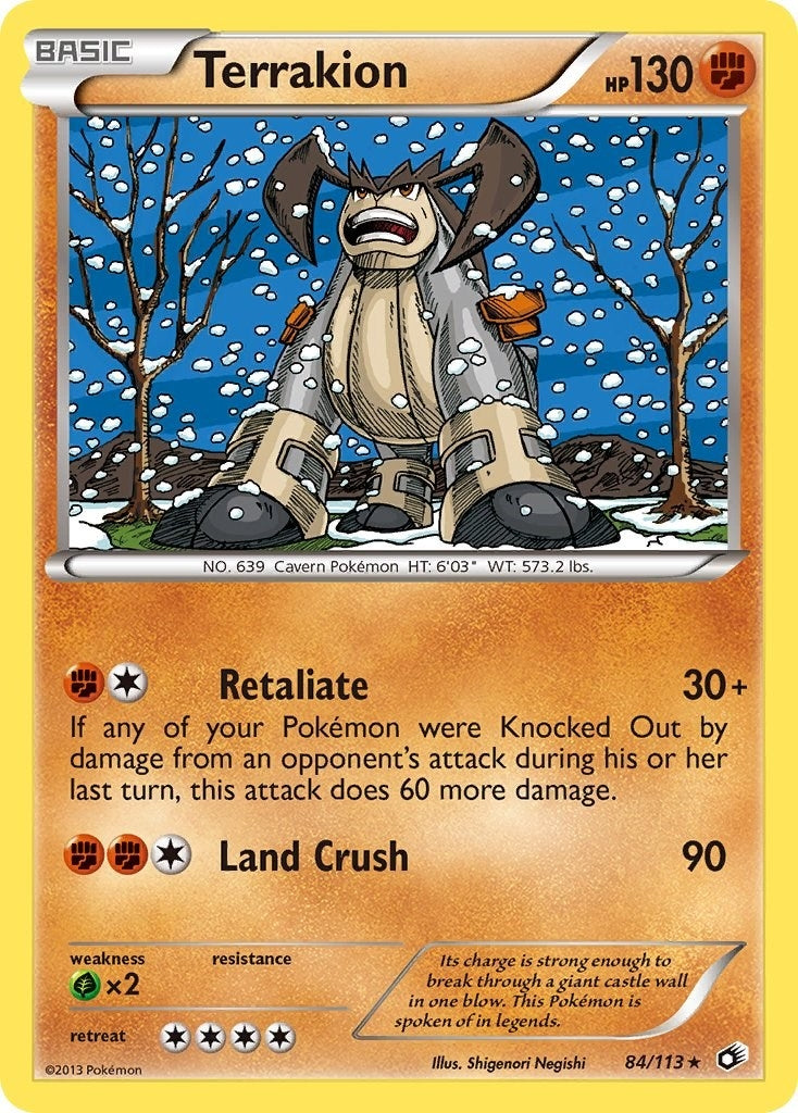 Image for Terrakion (84/113) [Legendary Treasures] - Pokemon