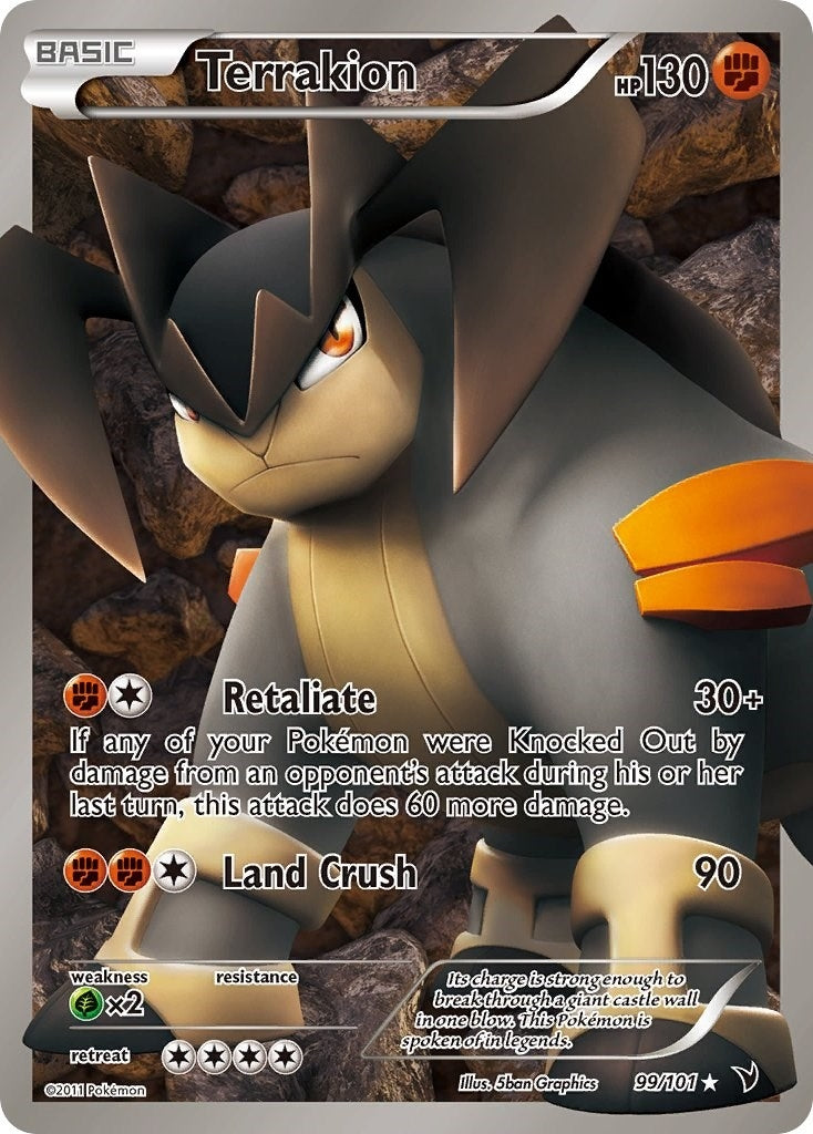 Image for Terrakion (99 Full Art) (99/101) [Noble Victories] - Pokemon