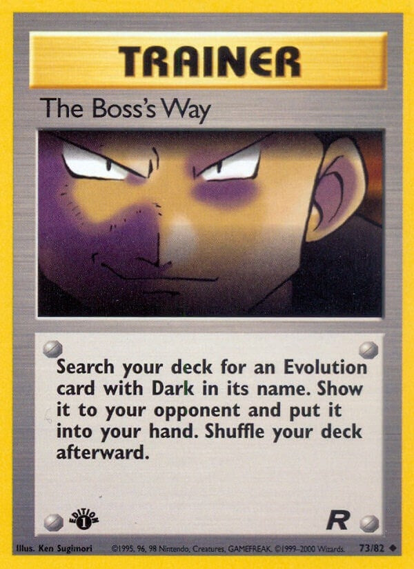Image for The Boss's Way (73/82) [Team Rocket] - Pokemon