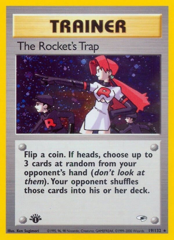 Image for The Rocket's Trap (019/132) [Gym Heroes] - Pokemon