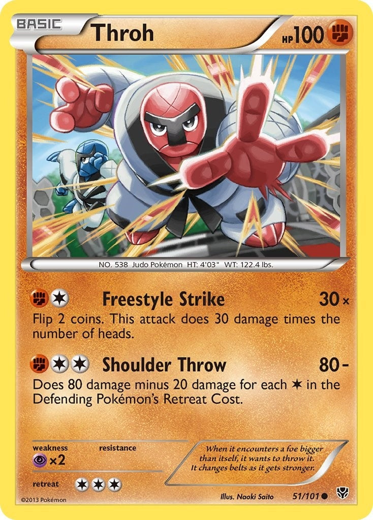 Image for Throh (51/101) [Plasma Blast] - Pokemon