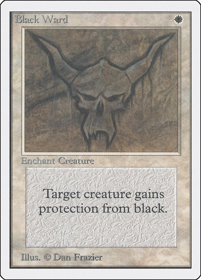 Image for Black Ward [Unlimited Edition] - Magic: The Gathering