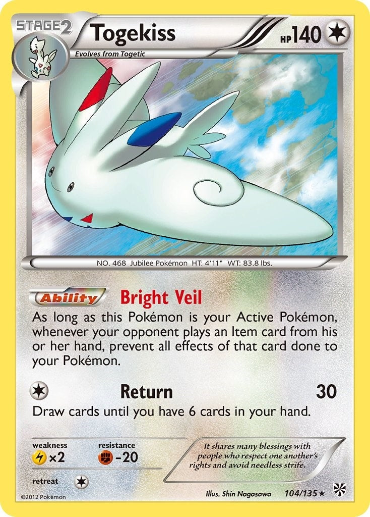Image for Togekiss (104/135) [Plasma Storm] - Pokemon