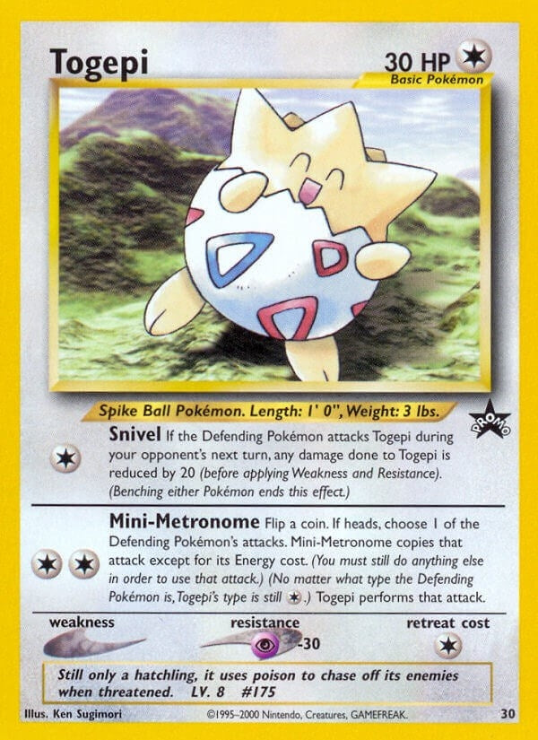 Image for Togepi (30/53) [WoTC Promo] - Pokemon