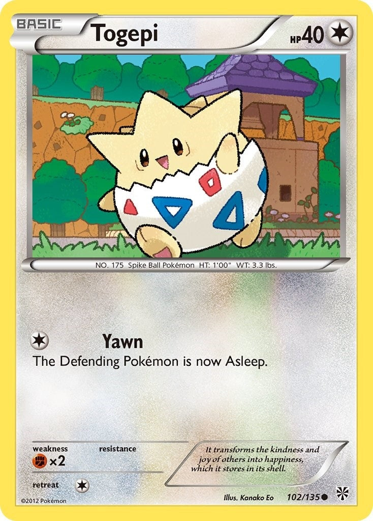 Image for Togepi (102/135) [Plasma Storm] - Pokemon