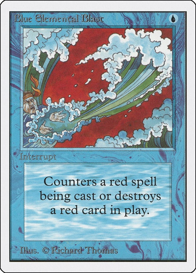 Image for Blue Elemental Blast [Unlimited Edition] - Magic: The Gathering