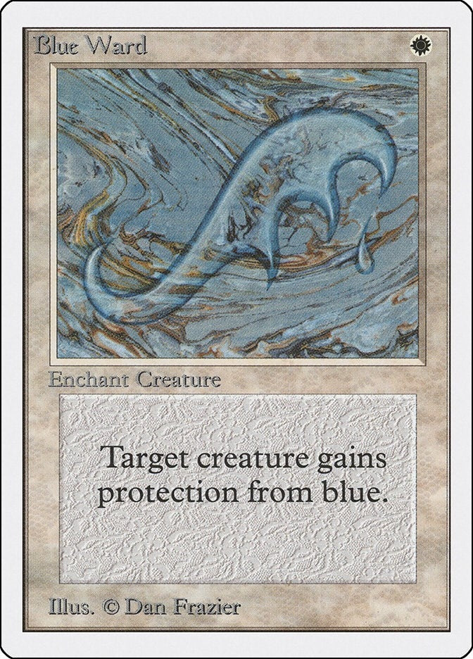Image for Blue Ward [Unlimited Edition] - Magic: The Gathering