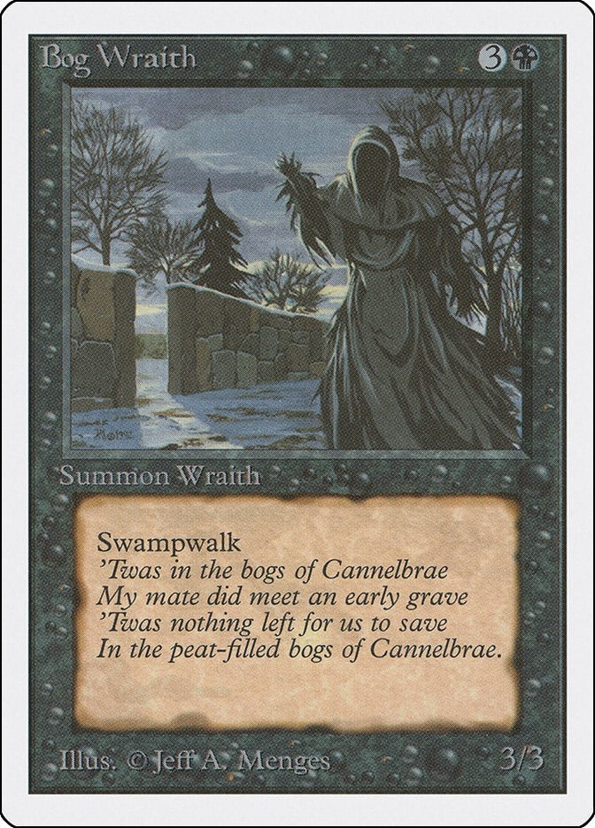 Image for Bog Wraith [Unlimited Edition] - Magic: The Gathering