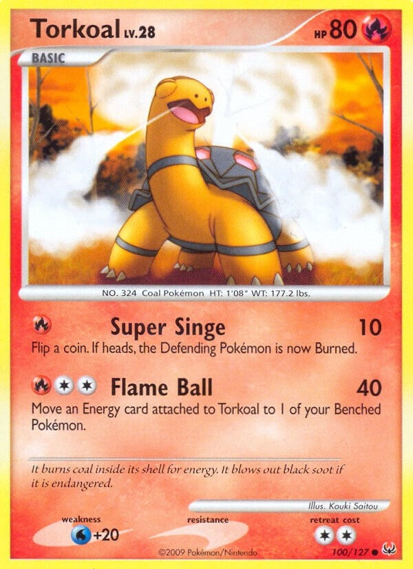 Image for Torkoal (100/127) [Platinum] - Pokemon