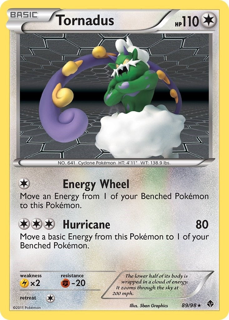 Image for Tornadus (89/98) [Emerging Powers] - Pokemon