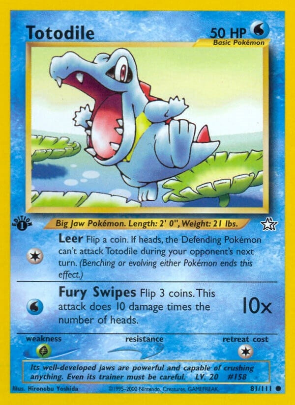 Image for Totodile (81) (081/111) [Neo Genesis] - Pokemon
