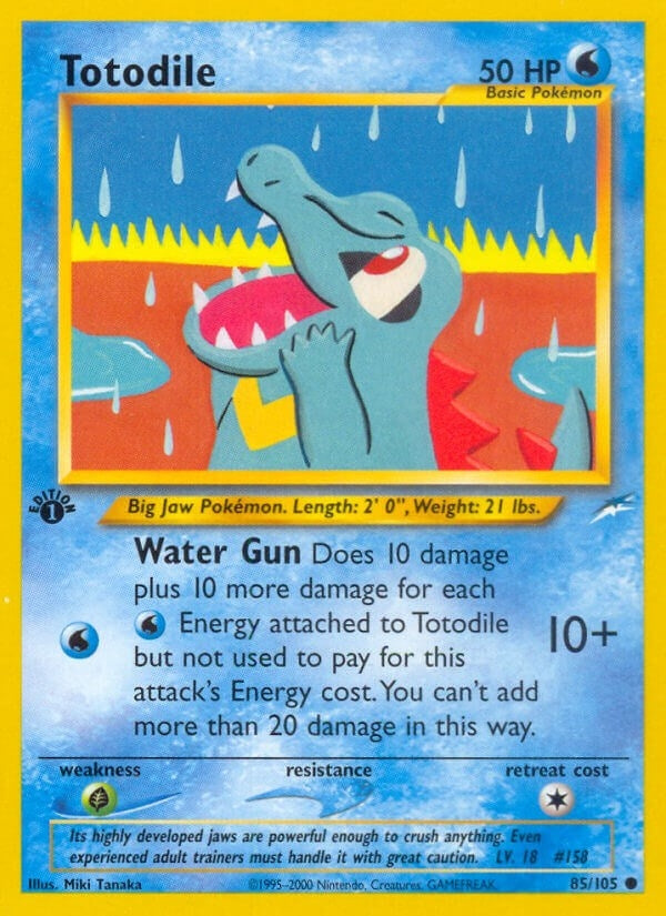 Image for Totodile (085/105) [Neo Destiny] - Pokemon