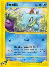 Image for Totodile (134) (134/165) [Expedition] - Pokemon