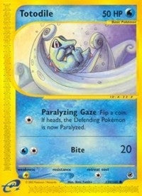 Image for Totodile (135) (135/165) [Expedition] - Pokemon