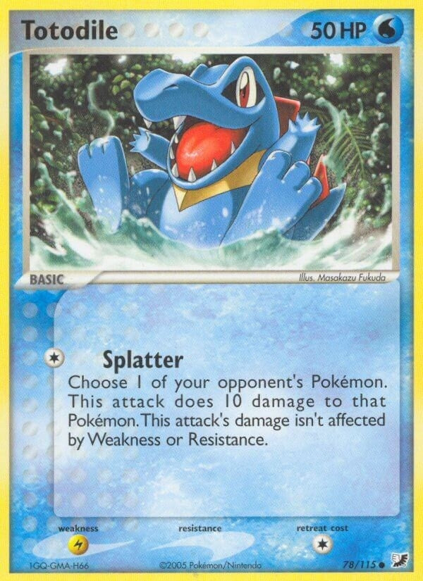 Image for Totodile (78/115) [Unseen Forces] - Pokemon