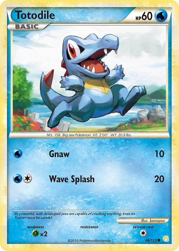 Image for Totodile (86/123) [HeartGold SoulSilver] - Pokemon