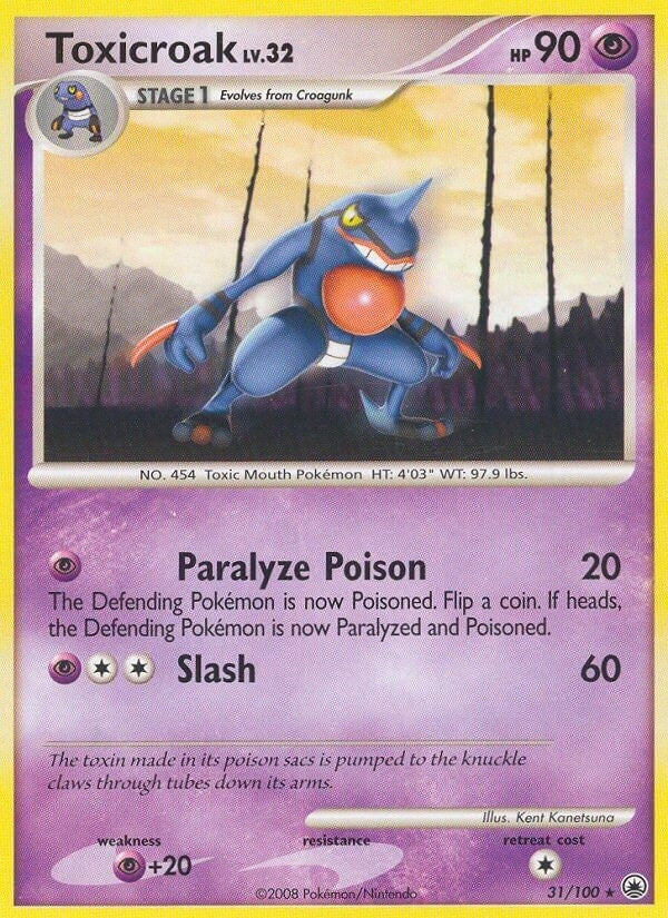 Image for Toxicroak (31/100) [Majestic Dawn] - Pokemon
