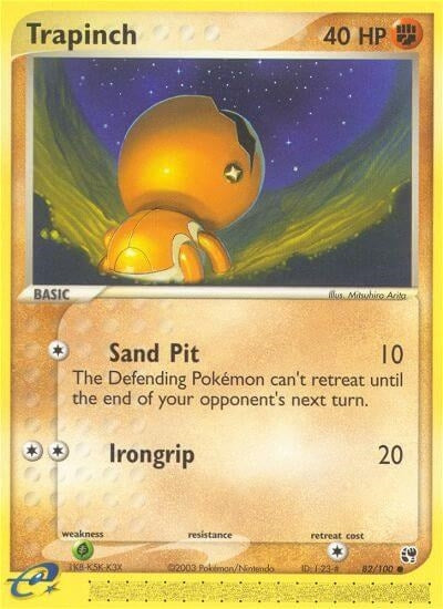 Image for Trapinch (82/100) [Sandstorm] - Pokemon