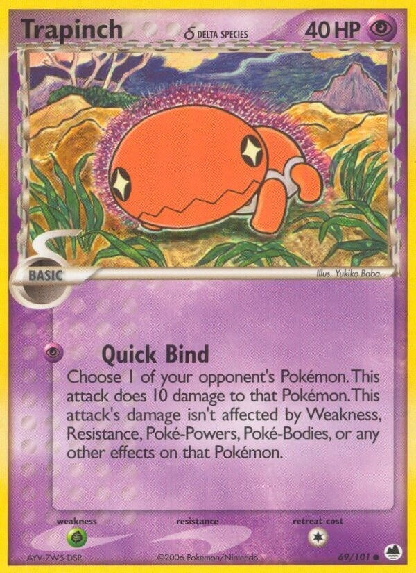 Image for Trapinch - 069/101 (Delta Species) (69/101) [Dragon Frontiers] - Pokemon