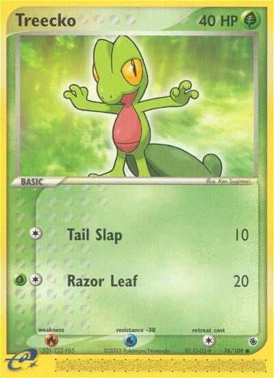 Image for Treecko (76/109) [Ruby and Sapphire] - Pokemon