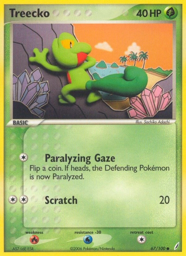 Image for Treecko (67/100) [Crystal Guardians] - Pokemon