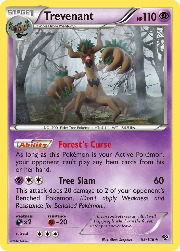 Image for Trevenant (55/146) [XY Base Set] - Pokemon