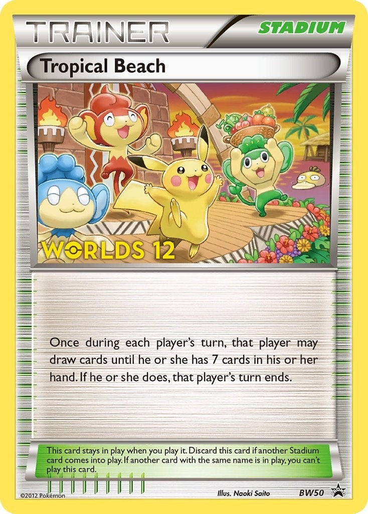 Image for Tropical Beach - BW50 (Worlds 12) (BW50) [Black and White Promos] - Pokemon