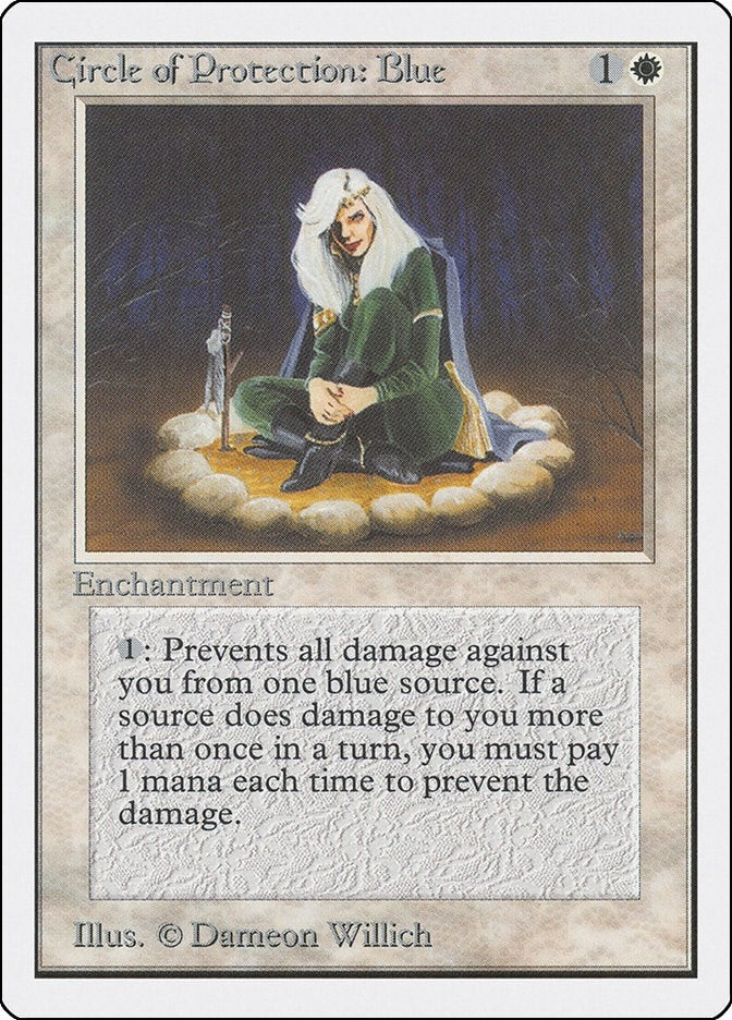 Image for Circle of Protection: Blue [Unlimited Edition] - Magic: The Gathering