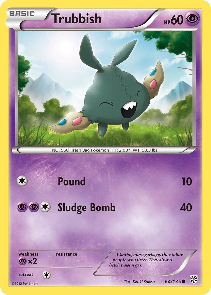 Image for Trubbish (64) (64/135) [Plasma Storm] - Pokemon