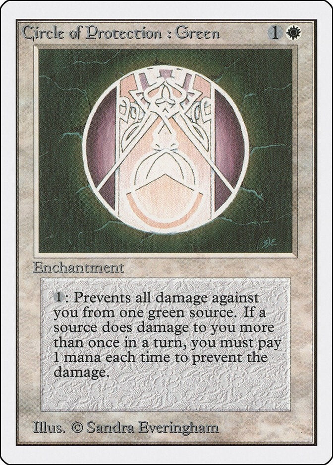 Image for Circle of Protection: Green [Unlimited Edition] - Magic: The Gathering
