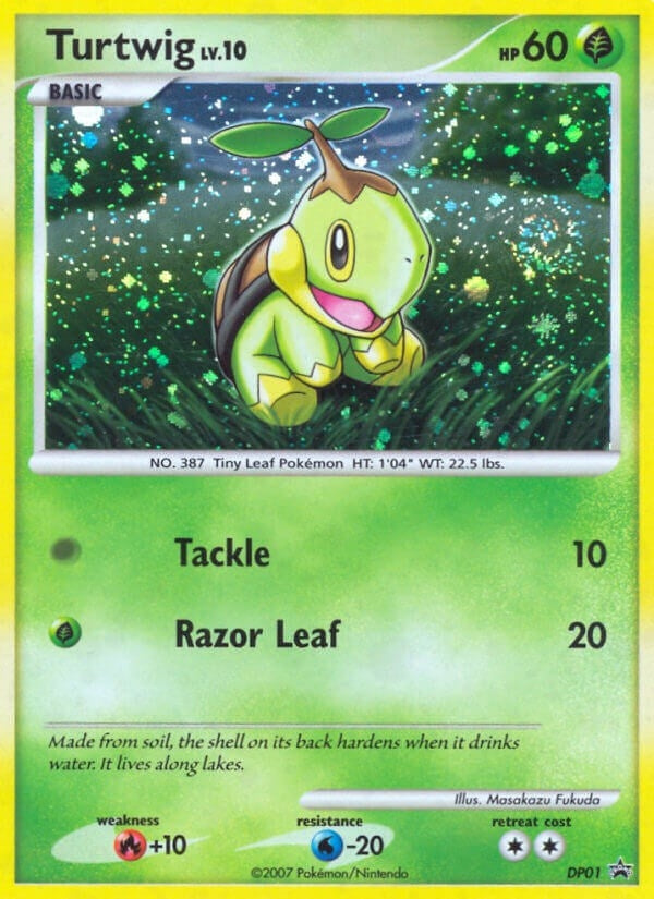 Image for Turtwig - DP01 (DP01) [Diamond and Pearl Promos] - Pokemon