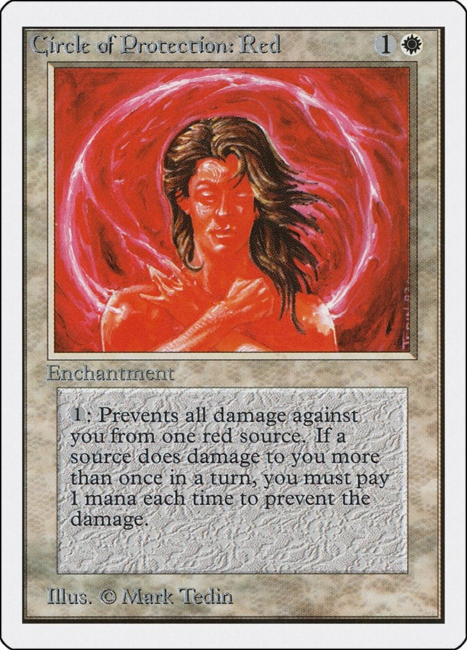 Image for Circle of Protection: Red [Unlimited Edition] - Magic: The Gathering