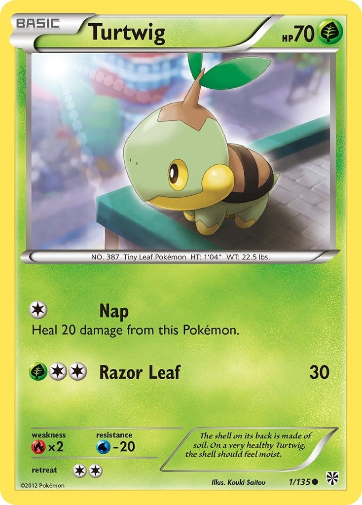 Image for Turtwig (1/135) [Plasma Storm] - Pokemon