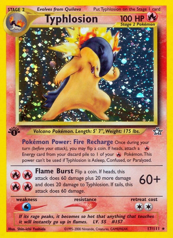Image for Typhlosion (17) (017/111) [Neo Genesis] - Pokemon