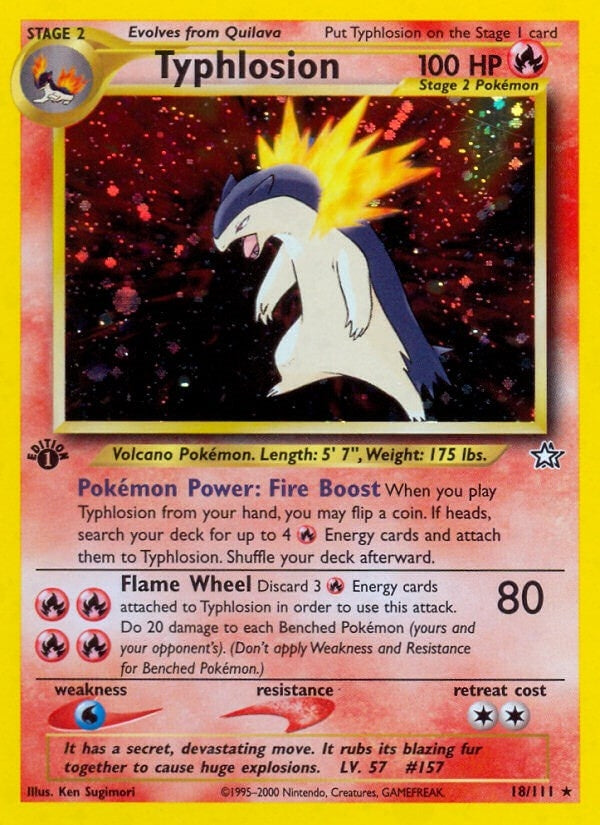 Image for Typhlosion (18) (018/111) [Neo Genesis] - Pokemon