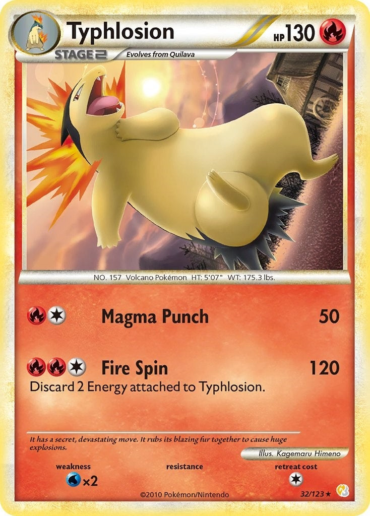 Image for Typhlosion (32/123) [HeartGold SoulSilver] - Pokemon