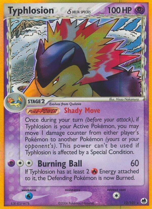 Image for Typhlosion (Delta Species) (12/101) [Dragon Frontiers] - Pokemon
